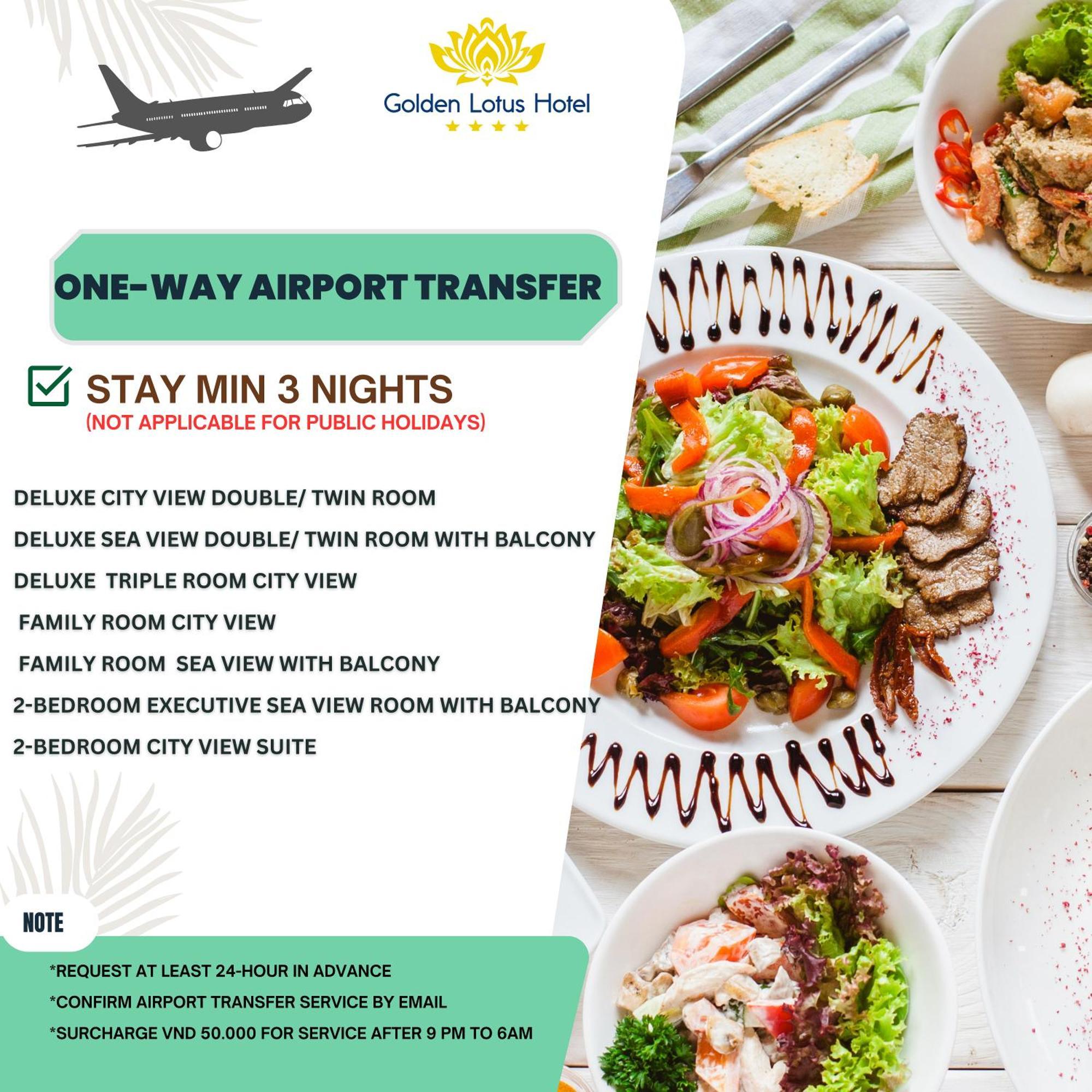 Golden Lotus Hotel Da Nang - Rooftop Bar Sea View Экстерьер фото